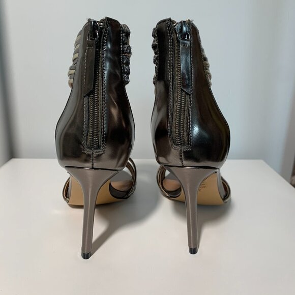 BCBG Maxazria - Brand New - Valai Strappy Metallic Stiletto - Size 8 - Picture 7 of 13